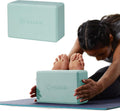 Yoga Block - Supportive Latex-Free Eva Foam - Soft Non-Slip Surface with Beveled Edges for Yoga, Pilates, Meditation