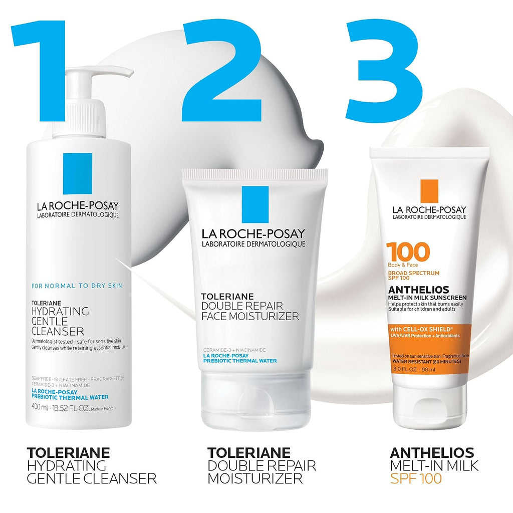 La Roche-Posay Anthelios Melt-In Milk Sunscreen SPF 100, Sunscreen For Body & Face, Broad Spectrum SPF +