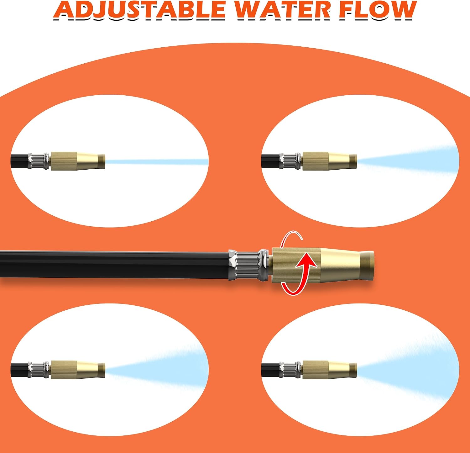 18FT Reach Gutter Cleaning Tool, Gutter Wand with Hose Attachment