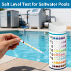 8-Way Pool Test Strips -150 CT Pool Salt Test Strips for Hot tub and Spa
