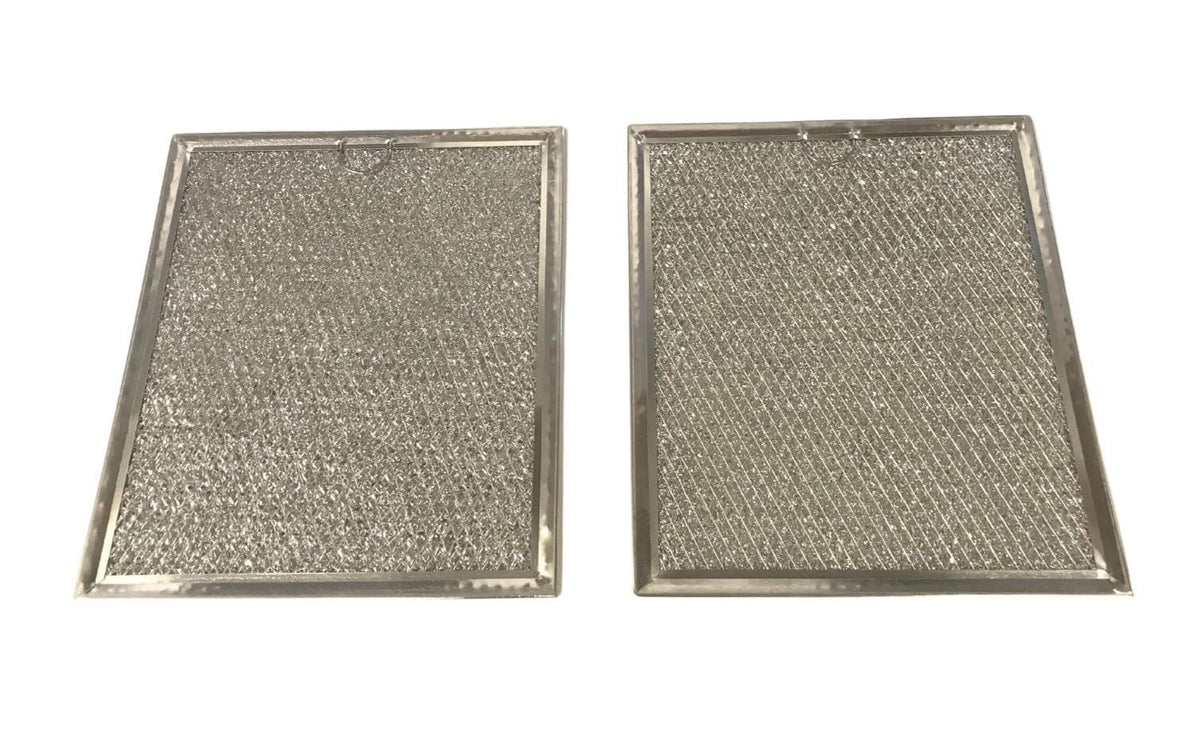 Microwave Grease Filter - Two Pack Compatible with GE Model Numbers EMO3000CSS04, EMO3000CWW001, EMO3000CWW02
