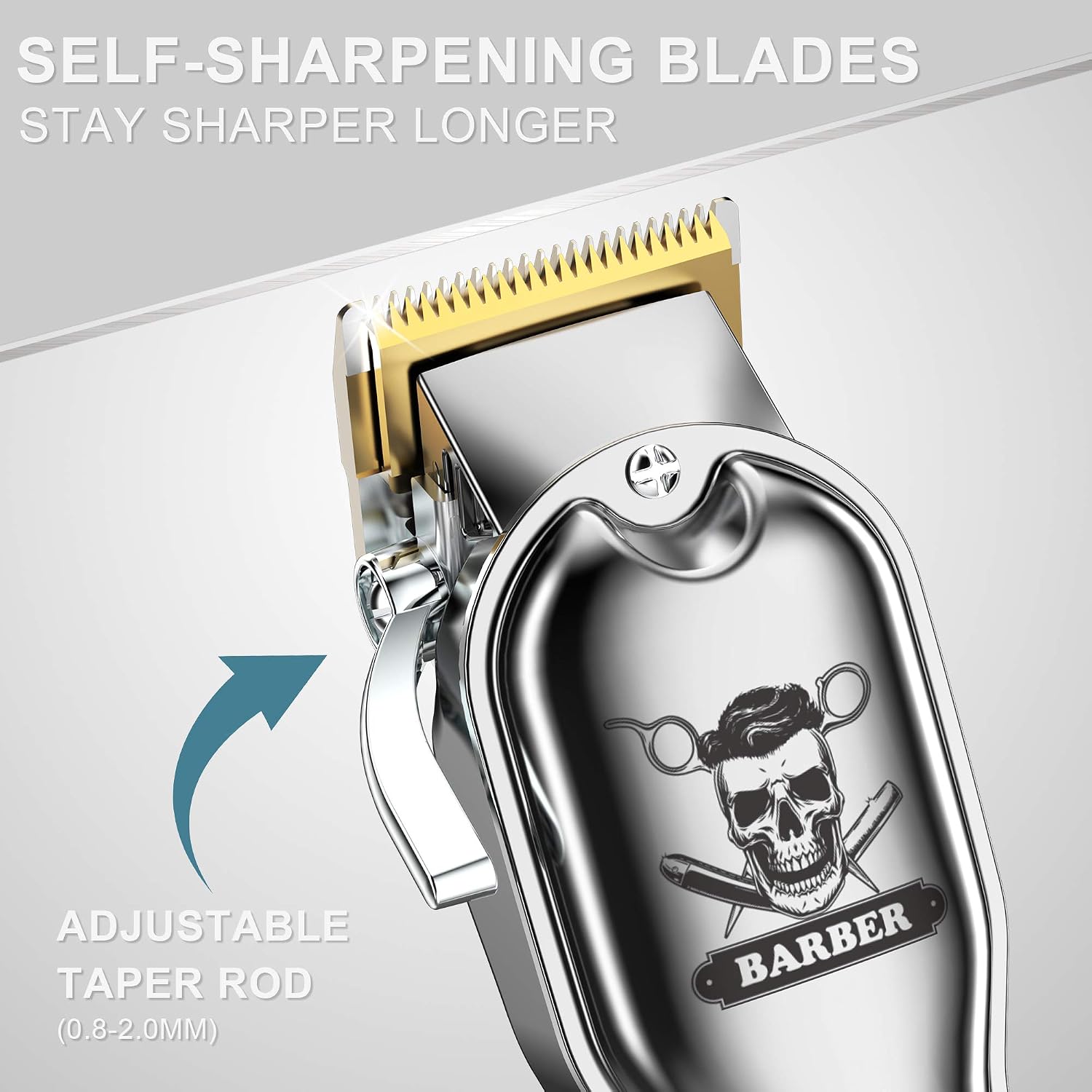 Hair Cutting Kit Pro Hair Clippers for Men Professional Barber Clippers IPX7 Waterproof Cordless Beard / Hair Trimmer