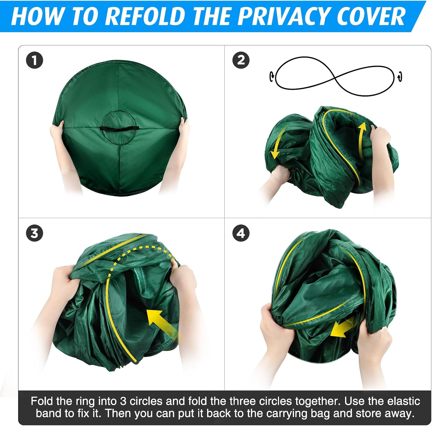 Pop Up Privacy Tent, Portable Outdoor Camping Bathroom Toilet Tent, Collapsible Shelter for Camping & Emergency –