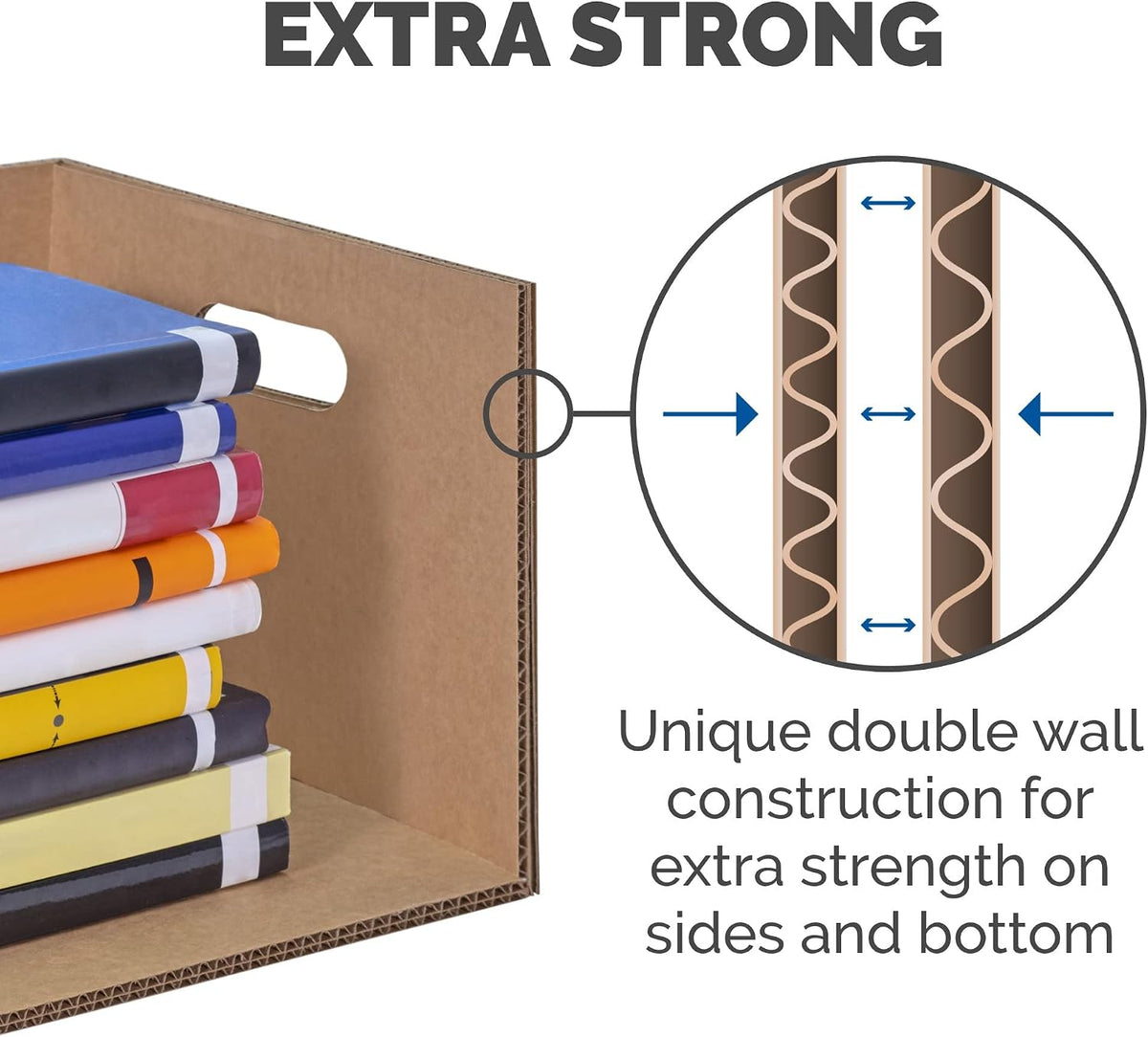 10-Pack Medium Classic Moving Boxes with Reinforced Handles