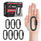 8 Pack M10 Chain Links, 3.5 in Quick Link Connectors, 2200 lb Capacity