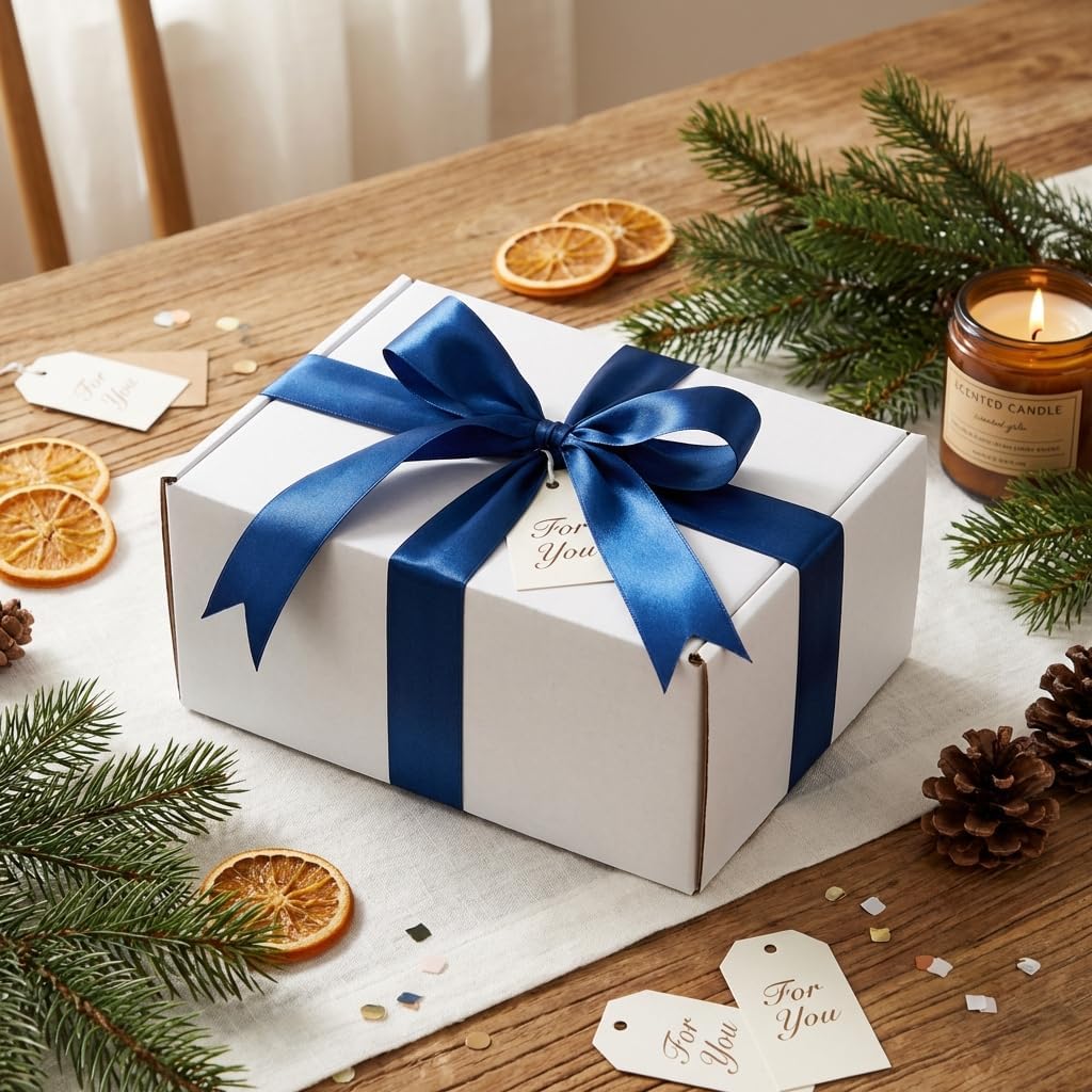 9X6X4 Shipping Box White Set of 25, 9 x 6 x 4 Corrugated Cardboard Box for Packaging Small Business, Literature Mailer