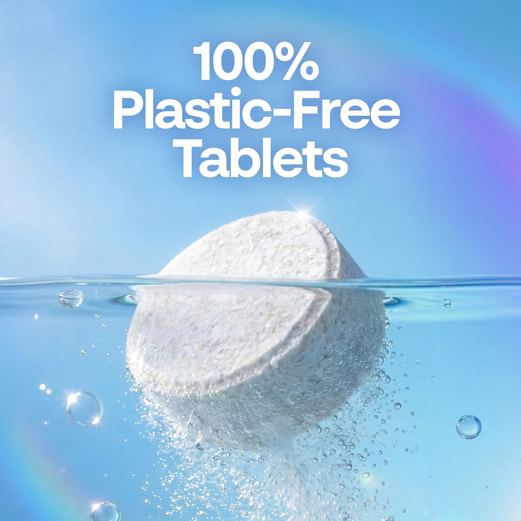 Dishwasher Detergent Tablets, Free & Clear, 60 Count