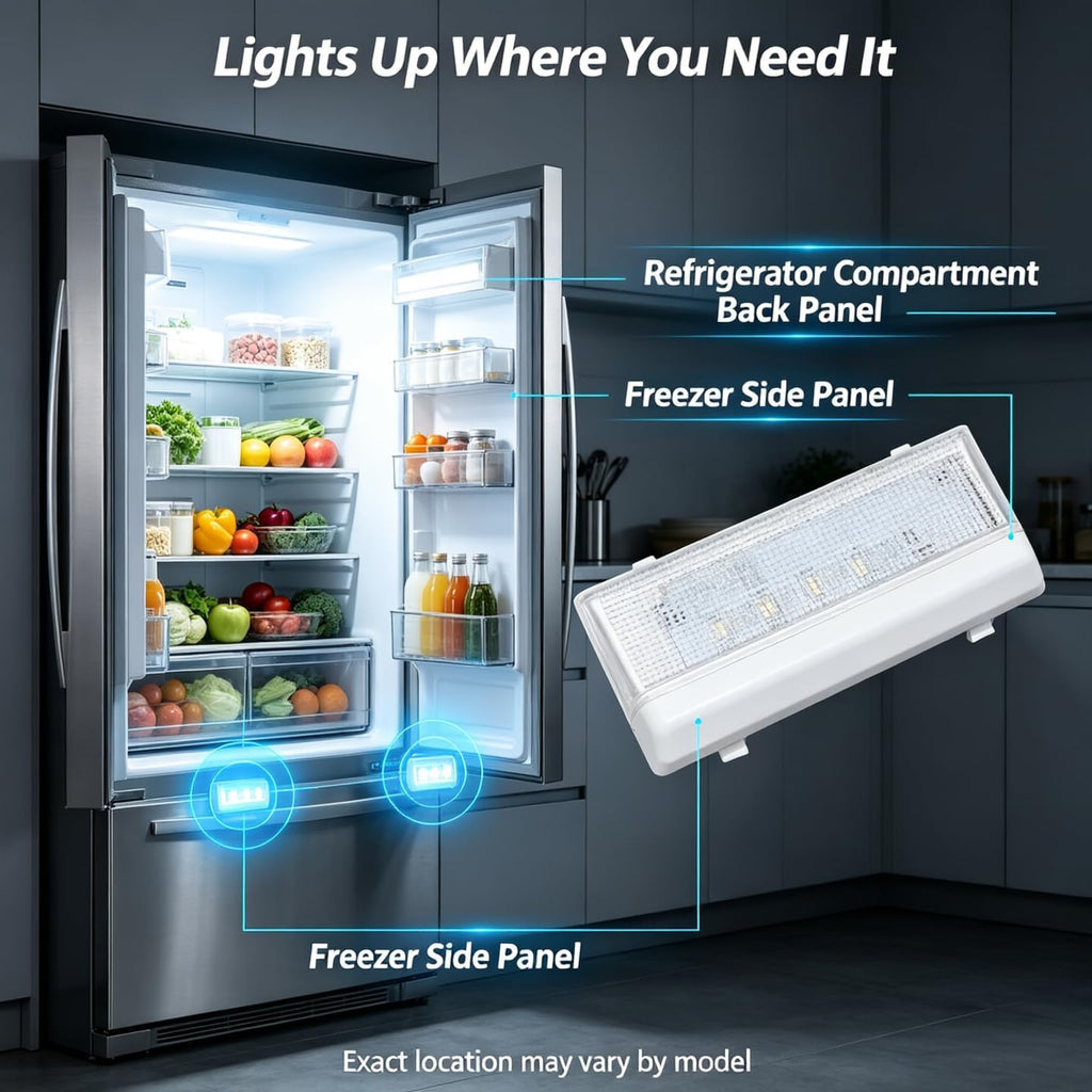 W10515057 Freezer Light Compatible with Whirlpool freezer light bulb