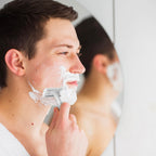 Double Edge Safety Razor Kit for Men & Women, Stand,White