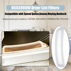 2 Pack D503980W Dryer Lint Filter Replacement, Dryer Lint Screen Compatible with Speed Queen,Washer LTEE/STEB Underwash Upper Dryer Filter Replace,TU21443,AP6329015,503980