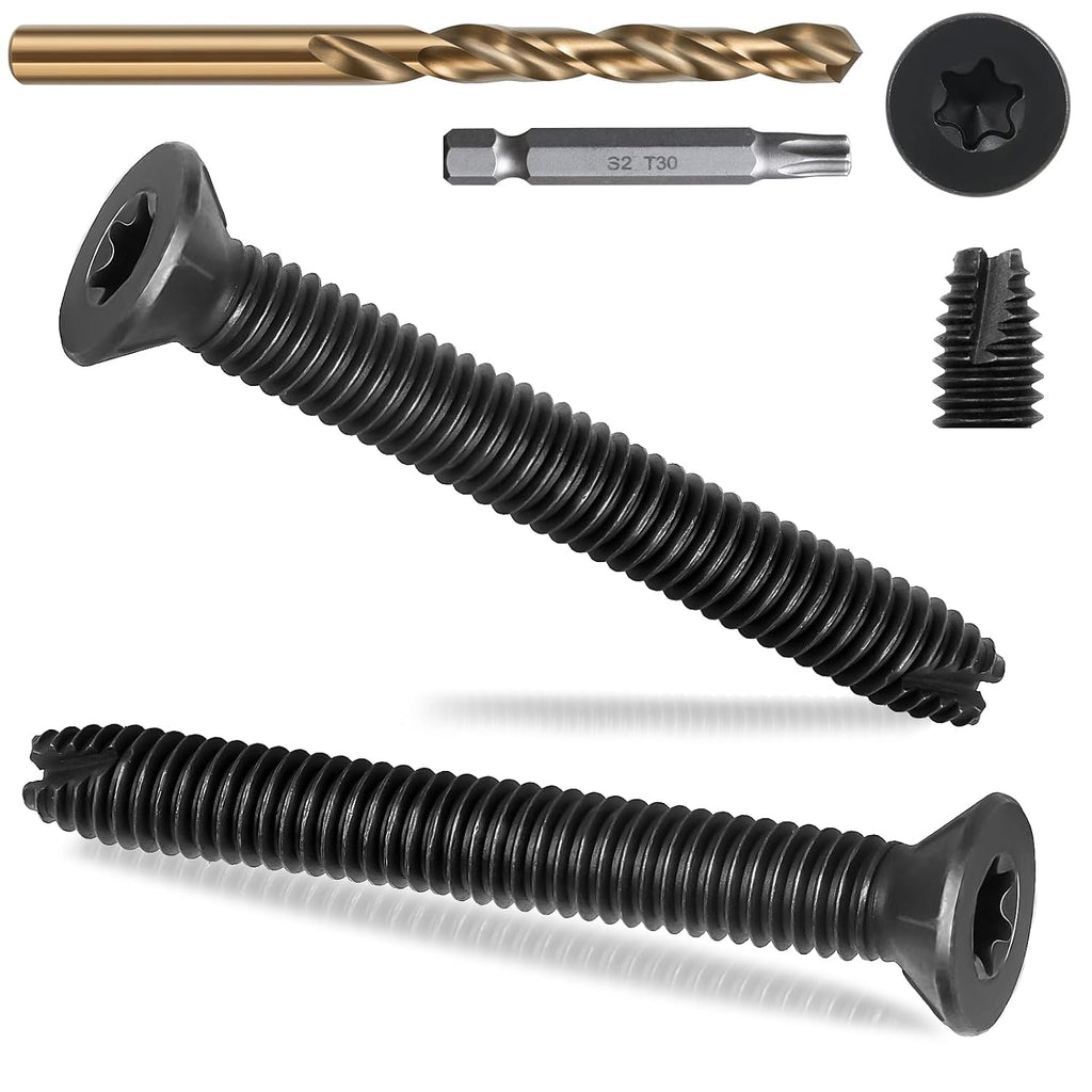 1/4-20 x 2 100Pcs Flat Head Thread Cutting Self Drilling Deck Screws
