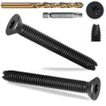 1/4-20 x 2 100Pcs Flat Head Thread Cutting Self Drilling Deck Screws