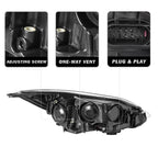 Halogen OE Style Headlight Assembly Fit for 2012-2014 Ford Focus
