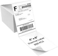4" x 6" Direct Thermal Shipping Labels, 500 Fanfold, White | 4" x 6" Fanfold Shipping Labels; Permanent Adhesive