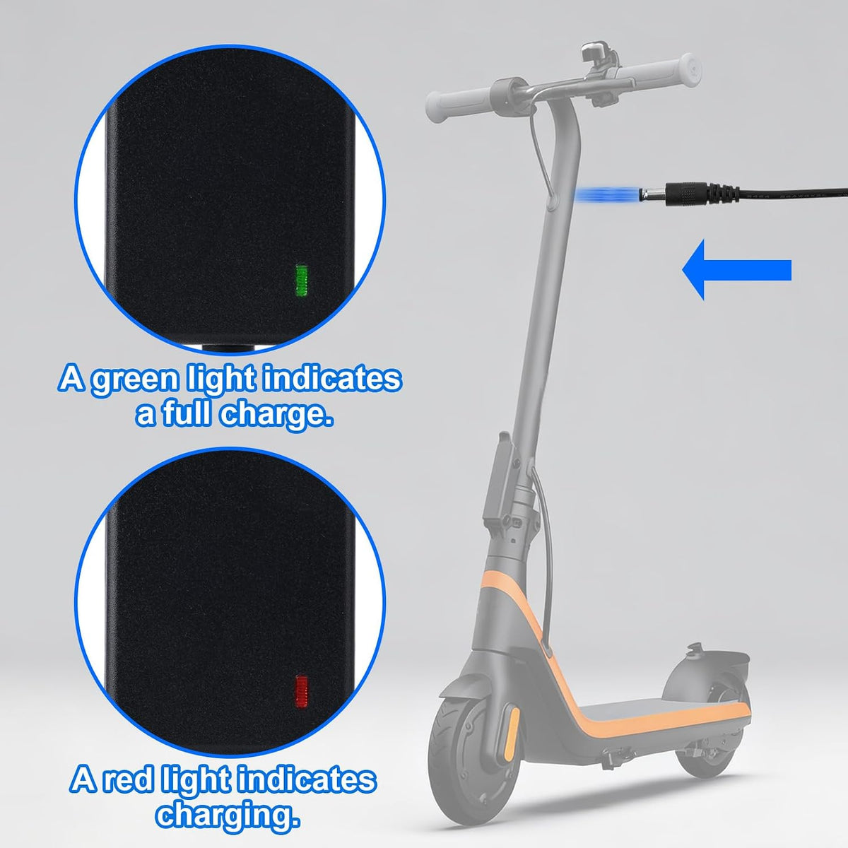 25.2V Scooter Charger for Ninebot Segway C2 E2 ZING C8 C10 C20