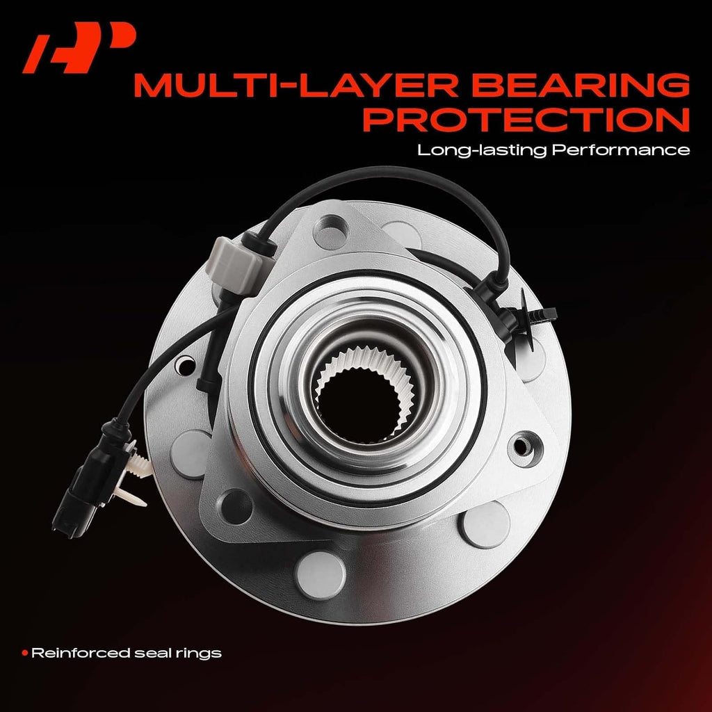A-Premium Front Wheel Bearing Hub Assembly for Chevy Silverado 1500 14-18