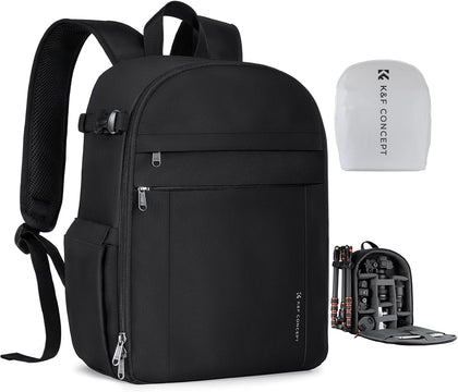 Camera Backpack, Lightweight Camera Bag with Tripod Holder | Professional Bag for DSLR/SLR Mirrorless, with 14in