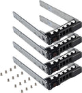 4-Pack Hard Drive Tray Caddy 2.5 SSD HDD Caddy G176J 0G176J SAS SATA Caddy