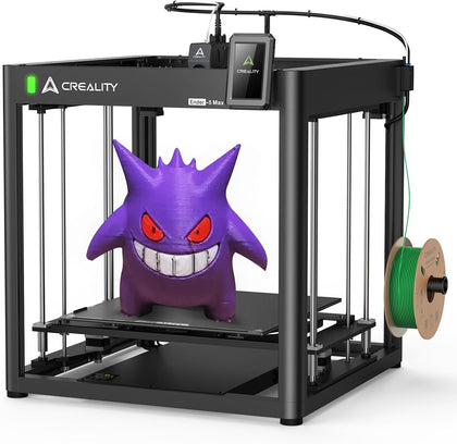 Ender-5 Max 3D Printer, 400mm Build, 700mm/s Printing | 400x400x400mm build volume, 36-point auto leveling and LAN