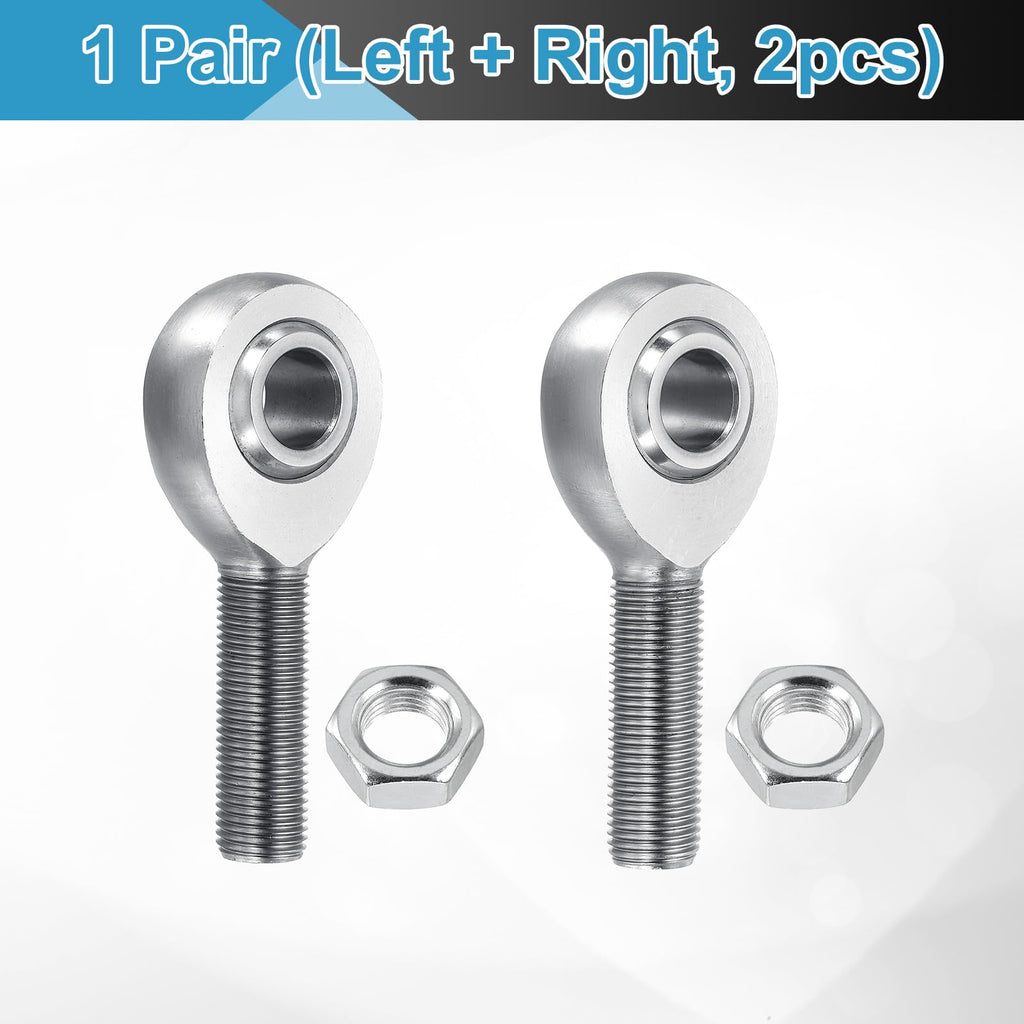 uxcell XM8+XML8 Joint Rod Ends Kit 1/2" Bore - 1 Pair (Left+Right, 2Pcs)
