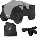 AllGuard Weatherproof Max ATV Cover, Heavy Duty 600D Marine Grade Polyester, Protects from Rain, Snow, Sun, UV & More
