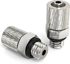 TAILONZ PNEUMATIC 4MM Tube OD x M3 Thread Straight Miniature Quick Release Couplings Locking Pneumatic Fittings PC4-M3 (Pack of 10)
