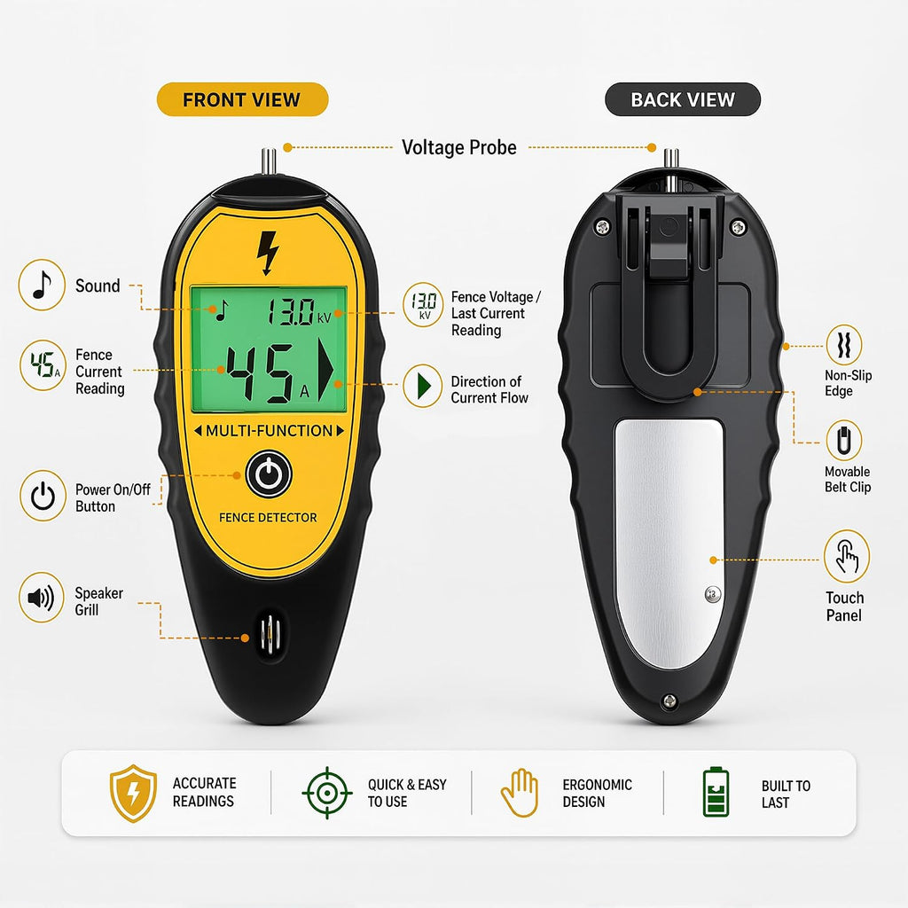 Electric Fence Tester and Fault Finder,Digital Electric Fence Tester 15kv