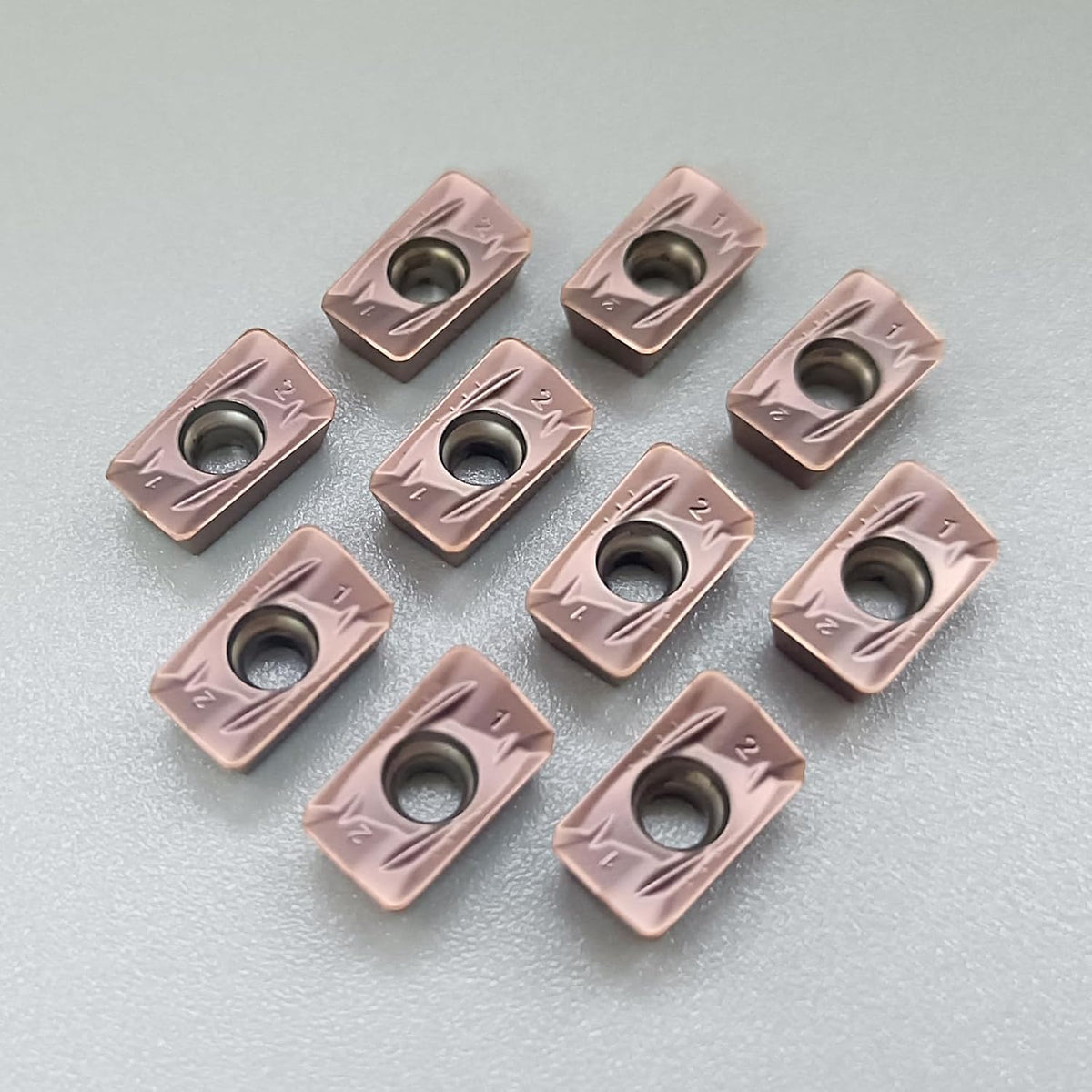 20 pcs CNC Carbide milling Inserts APMT1135 for Process HRC65 Steel-CR9011