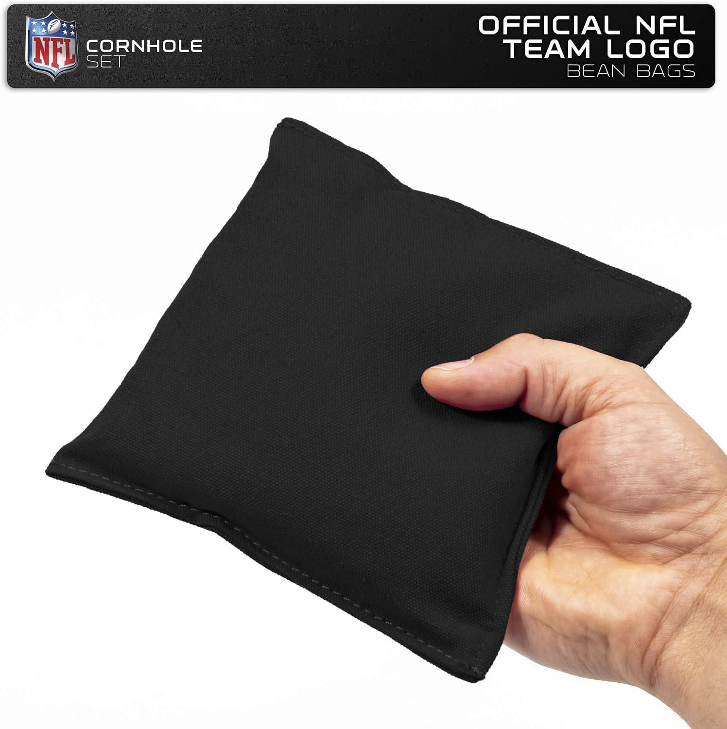 2' x 3' MDF Cornhole Set, 2 Boards & 8 Bean Bags | Officially Licensed NFL Product, Gifts for Men, 2-4 Players
