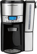 One Press Programmable Dispensing 12 Cup Coffee Maker with Internal Coffee Pot, Stays Warm and Fresh for Hours, 60
