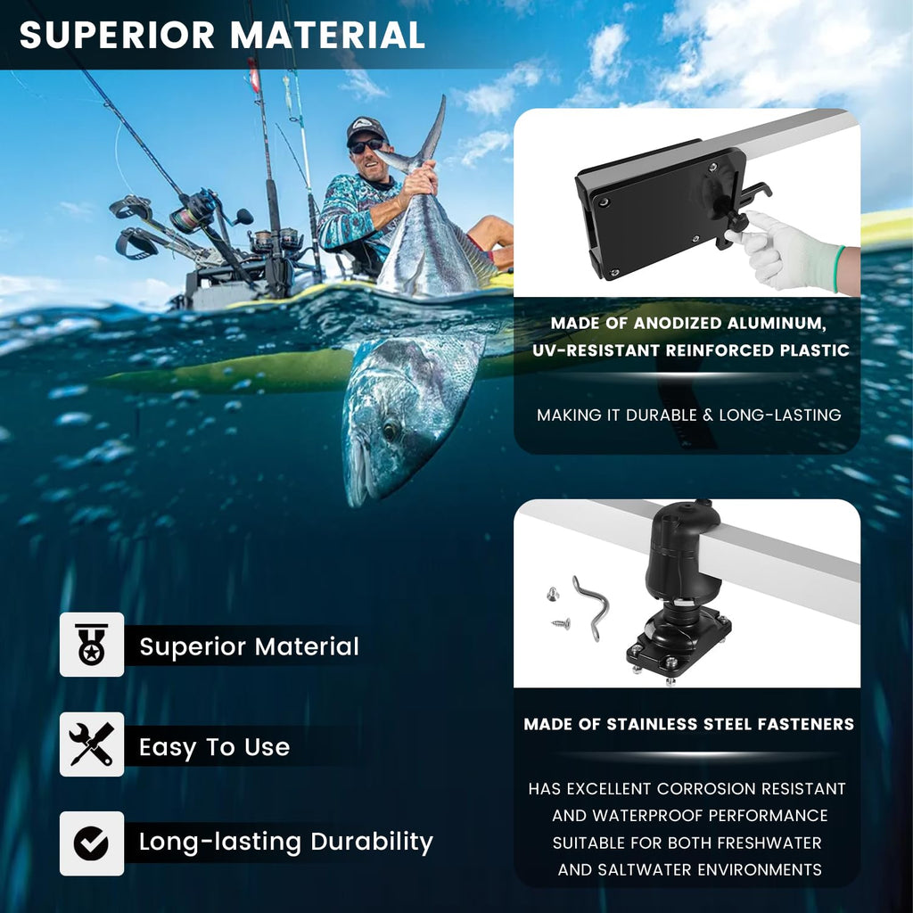 Universal Trolling Motor Mounts 04-4091-11 for Almost All Kayak Models