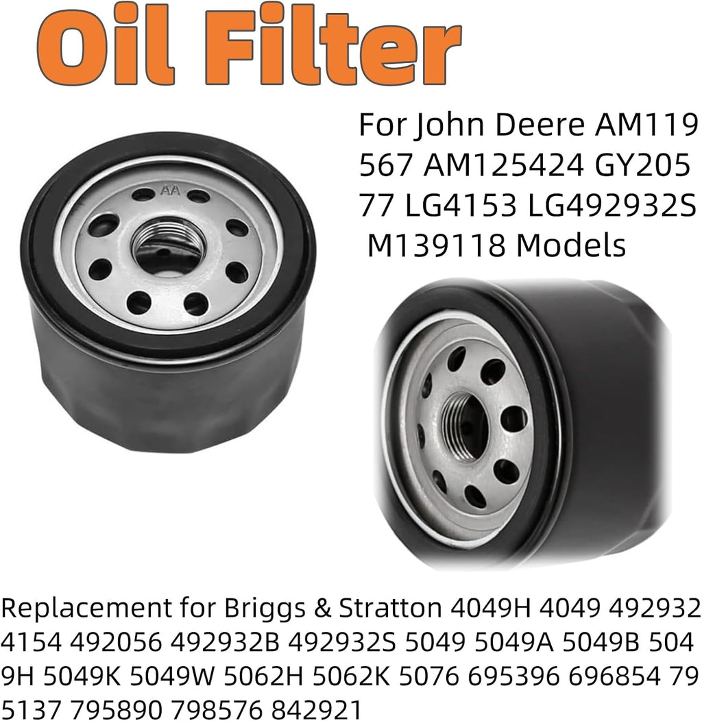 793569 793685 Air Filter 696854 Oil Filter Fits for Briggs and Stratton Craftsman 793569 4241 5415