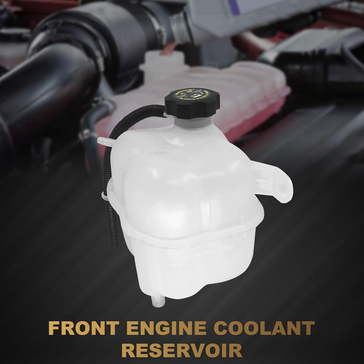 Partsflow Front Engine Radiator Coolant Reservoir Tank W/Cap&Pipe Compatible With 2005 Chevrolet Equinox LS/LT 3.4L 10388355 603-139