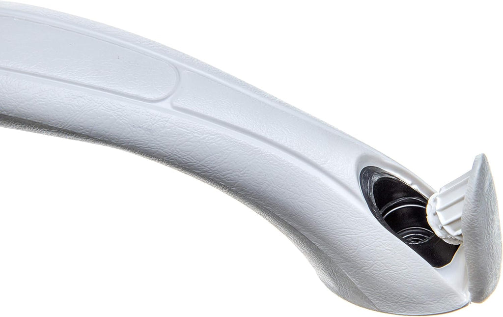 Attwood 2050-5 Ergonomic One-Piece Vinyl Grab Handle, White Finish