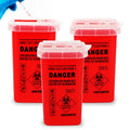 3-Pack Sharps Container for Home Use and Professional | 1 Quart Biohazard Needle and Syringe Disposal, Needle