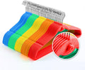 Multi-Color Premium Velvet Hangers with Mini Hooks, Pack of 50, Non Slip, Space Saving Cascading Clothes Hangers
