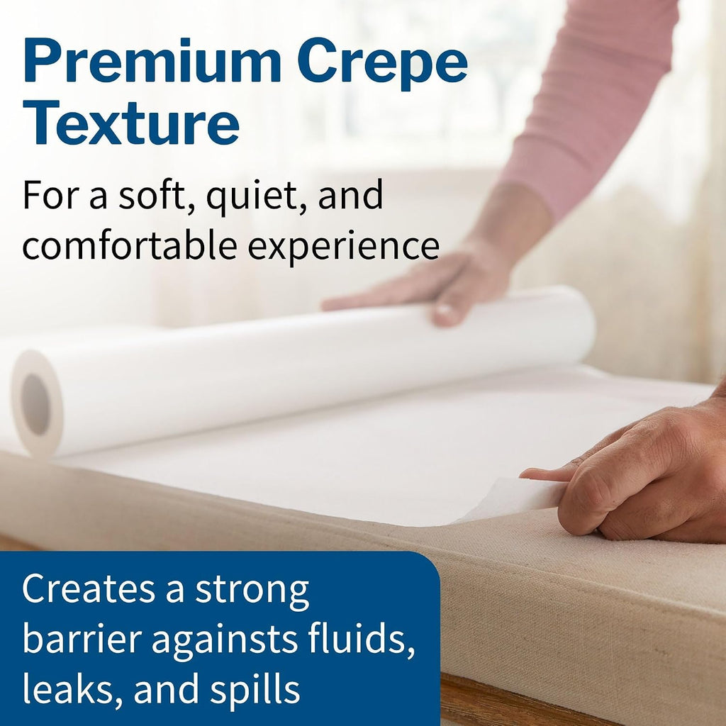 Medical Exam Table Paper Rolls, Spa, 18 in x 125 ft, 12 Rolls | Diaper Changing, Nursing, Chiropractor