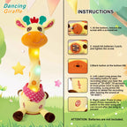 Dancing Talking Giraffe Baby Toy