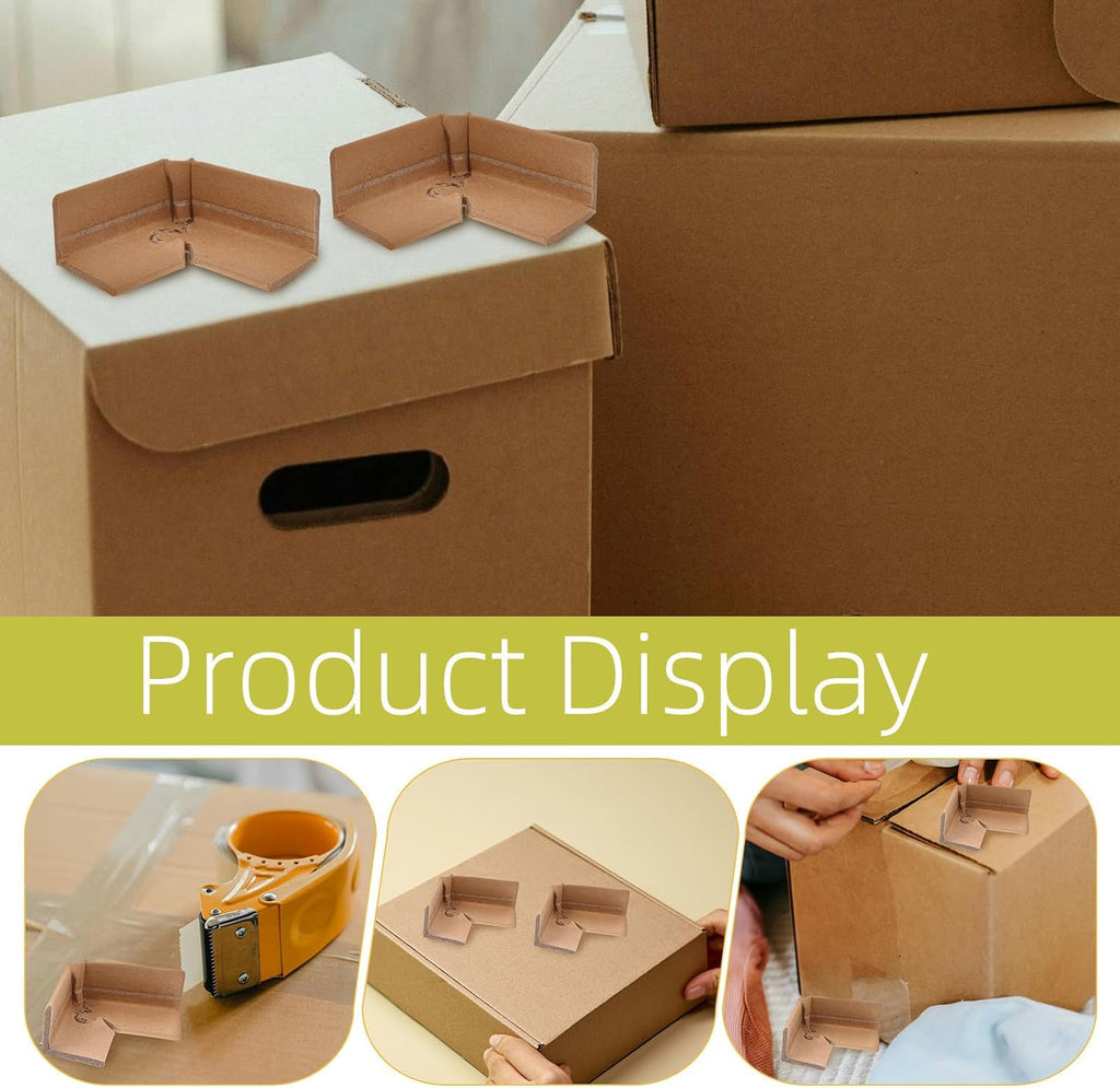 Cardboard Packaging Edge Protectors 50pcs L-shaped Guards for Boxes