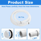 00744881 Dishwasher Drain Hose Compatible with Bosch Thermador Dishwasher