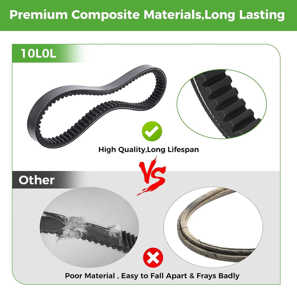10L0L Golf Cart Clutch Drive Belt for EZGO TXT/RXV 2010 Up Gas Models