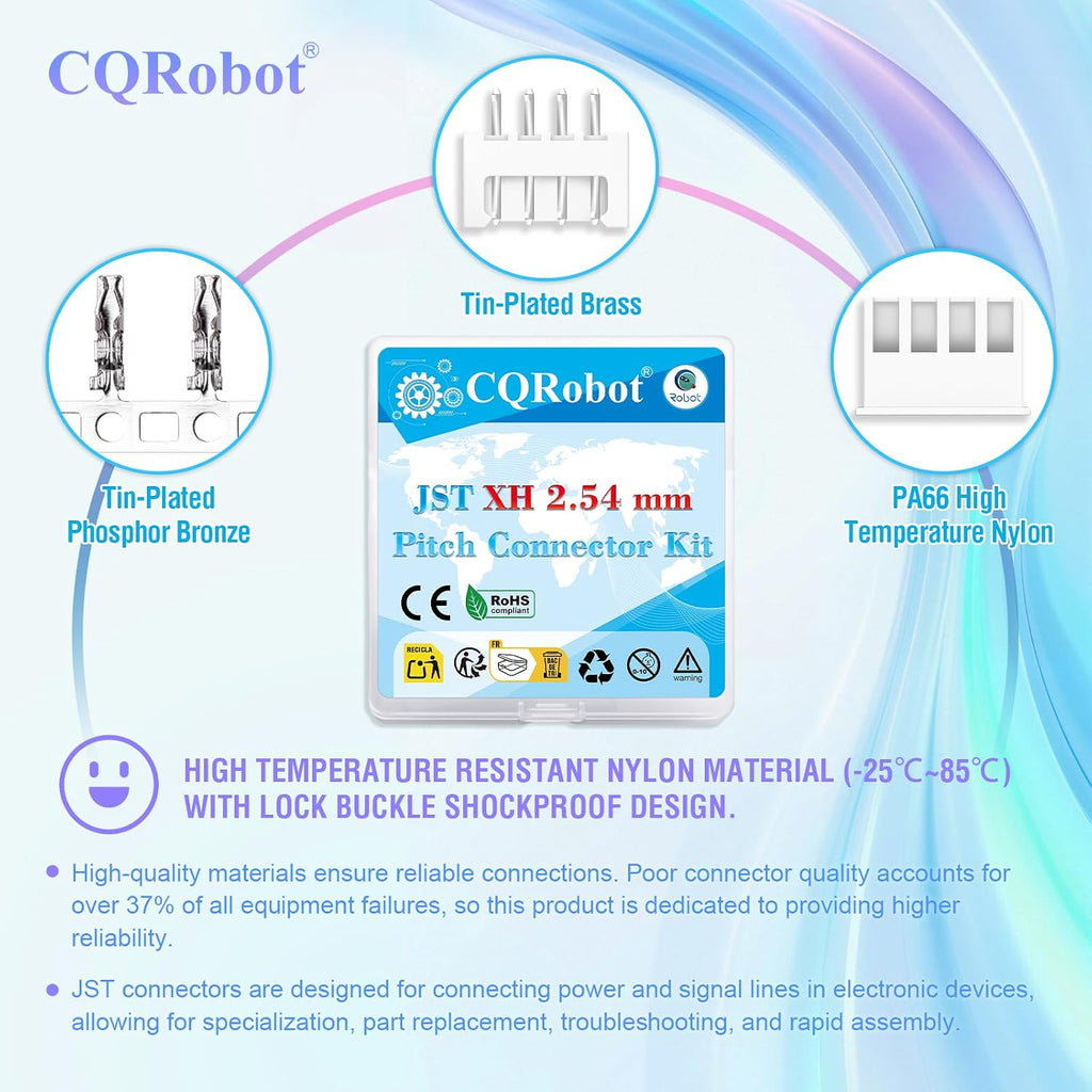 CQRobot JST XH 2.54mm Pitch 4-Pin Electronic Computer Connector Adapter