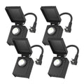 BN-LINK Outdoor 24-Hour Mechanical Timer Outlet, 2 Grounded Outlets, 4 Pack