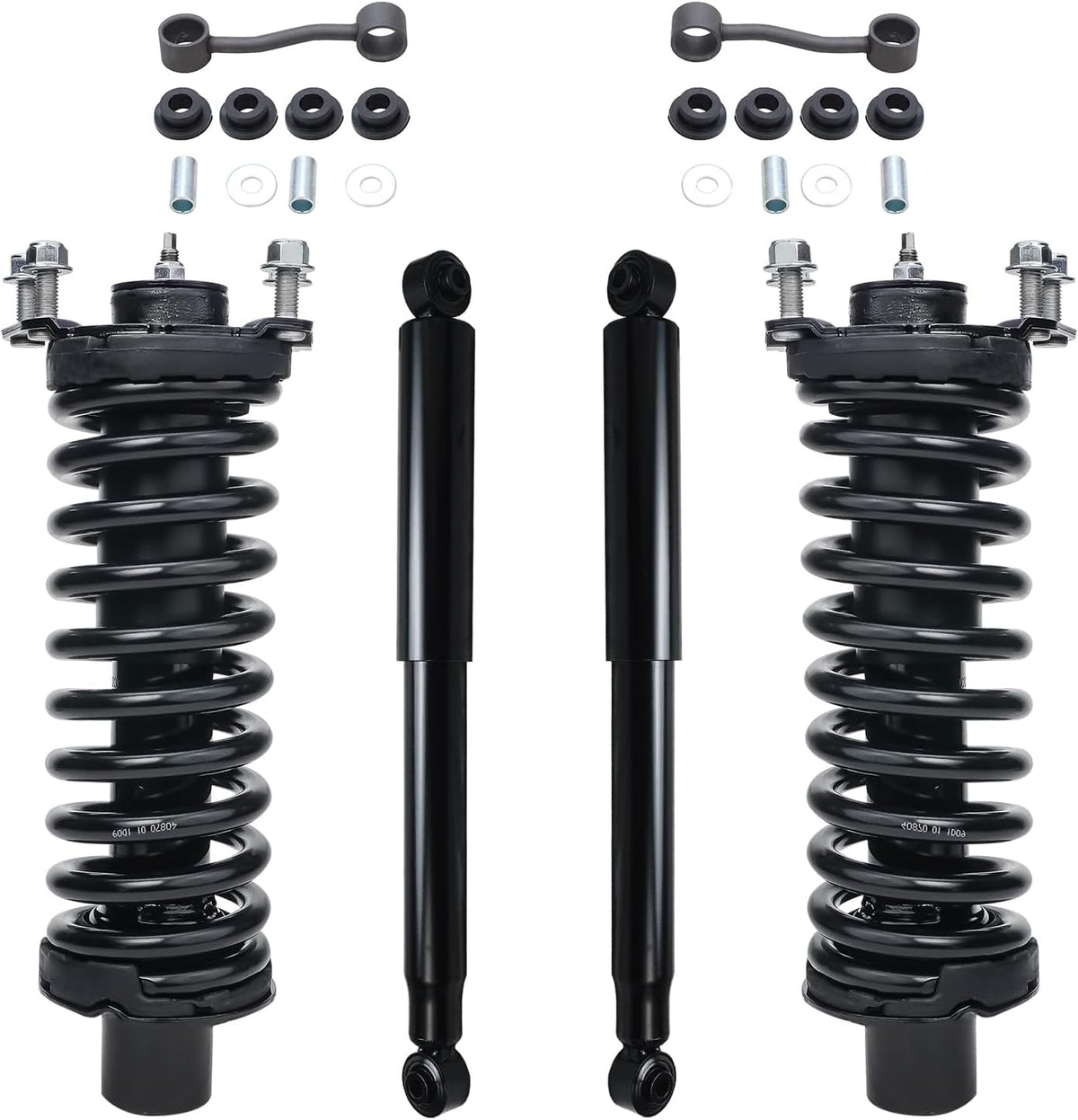 Detroit Axle - 6pc Struts Shocks Kit for Jeep 2002-2007 Liberty