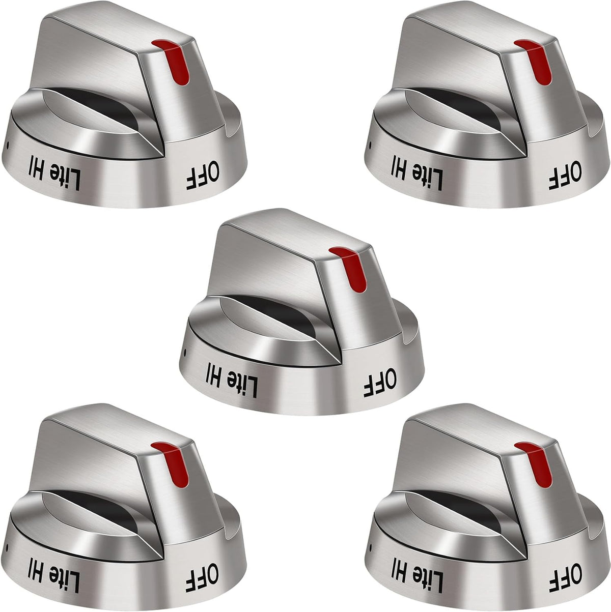DG64-00473A Gas Stove Control Knob Replacement Compatible with Samsung 5pcs