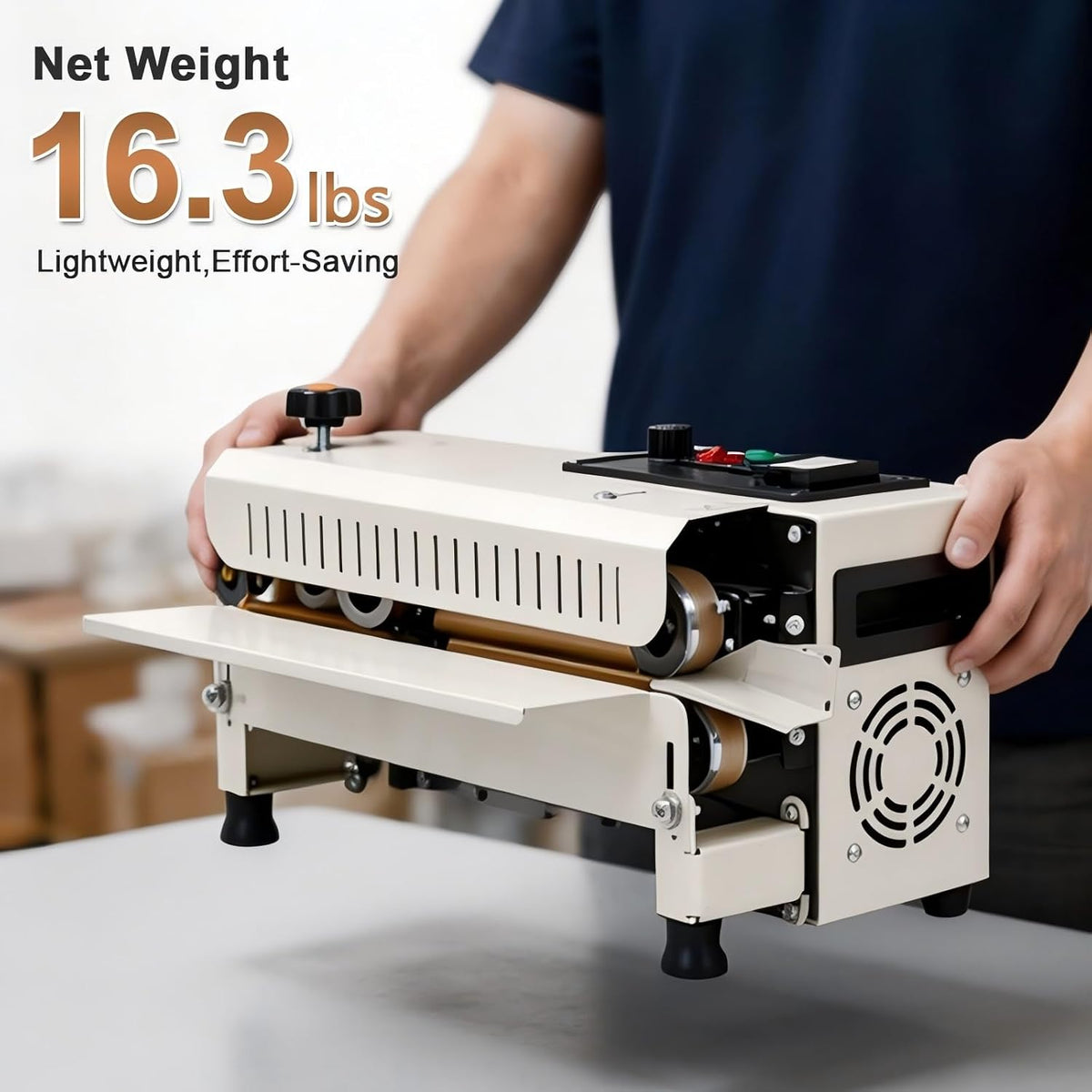VONPACK FR-400 Heat Sealer Machine for Food Tea Packaging & Storage