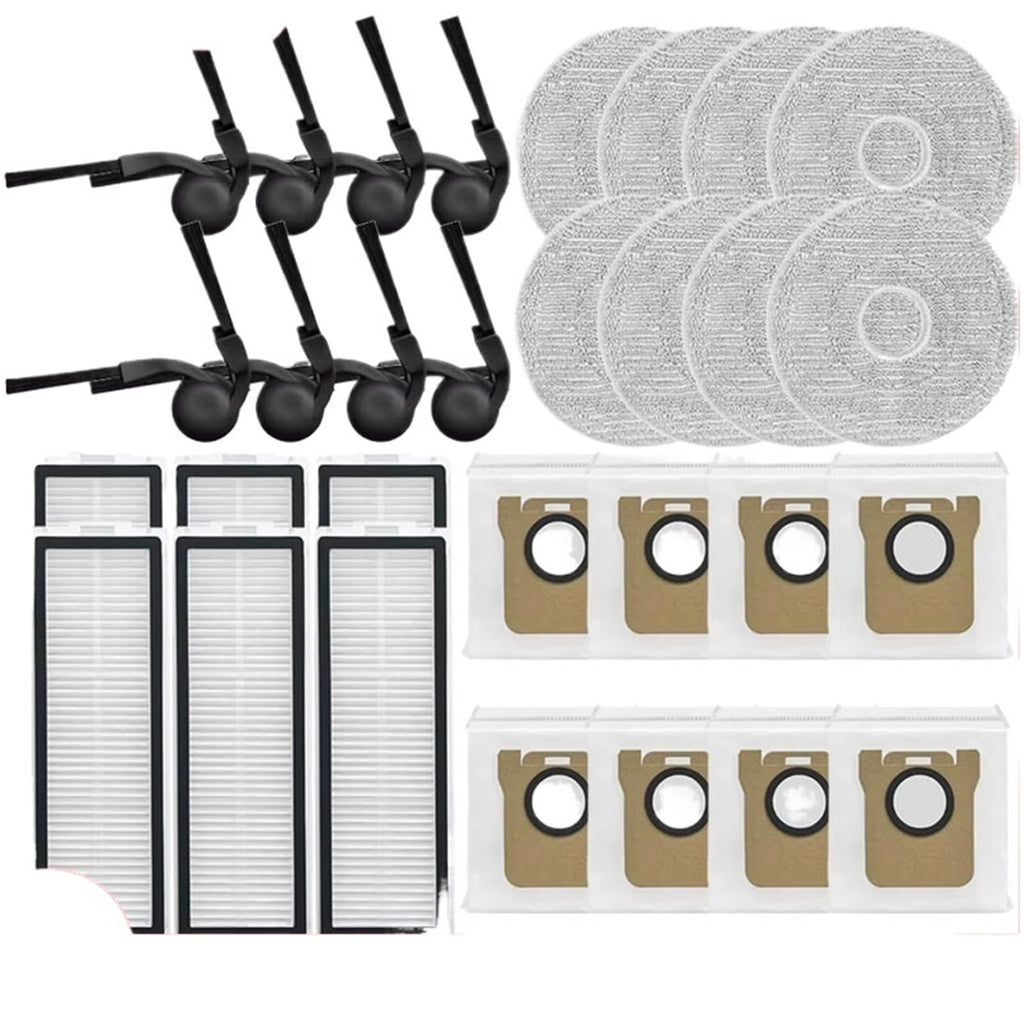 Compatible With Xiaomi H50 H50 Pro Main Side Brush Filter Mop Dust Bag Kit