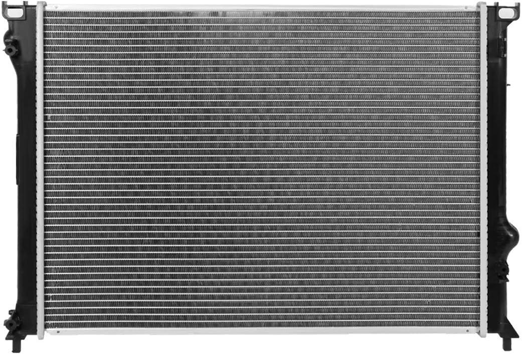 13157 Radiator Compatible with 2009-2017 Dodge Challenger Charger 2009-2018 300 2.7L 3.5L 3.6L 5.7L 6.1L Factory Style Replacement Aluminum Cooling Radiator 68050126AA 68050126AB