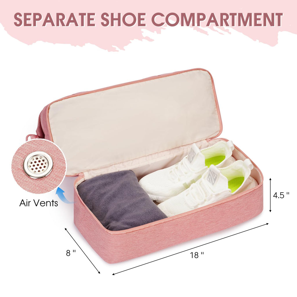 Personal Item Travel Bag, Carry On Weekender Bag for Women
