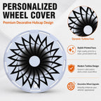 Universal 15 Inch Hubcaps Replacement, Aero disc Full Coverage Wheel Covers